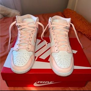 Nike Dunk High Sail Crimson Tint